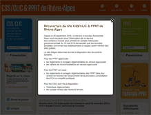 Tablet Screenshot of pprtrhonealpes.com